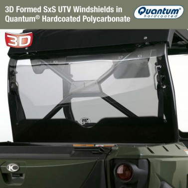 National Cycle Full 3D Rear Windshield for UTVs