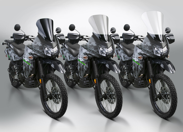 New VStream® Windscreens for the Kawasaki® KLR650