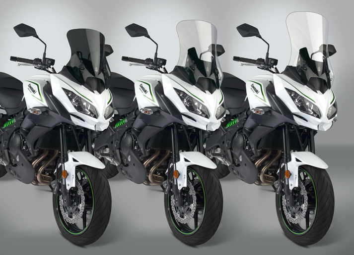 New VStream® Windscreens for 2017-22 Kawasaki® KLE650/1000